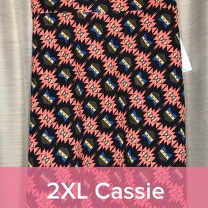 2XL LuLaRoe Cassie Skirt